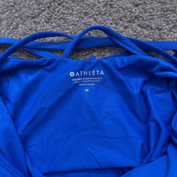 Athleta Cobalt Swim Top - Picture 4 of 4
